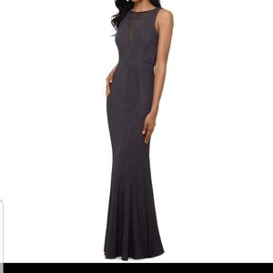 Betsy and Adam glitter mermaid gown size 8